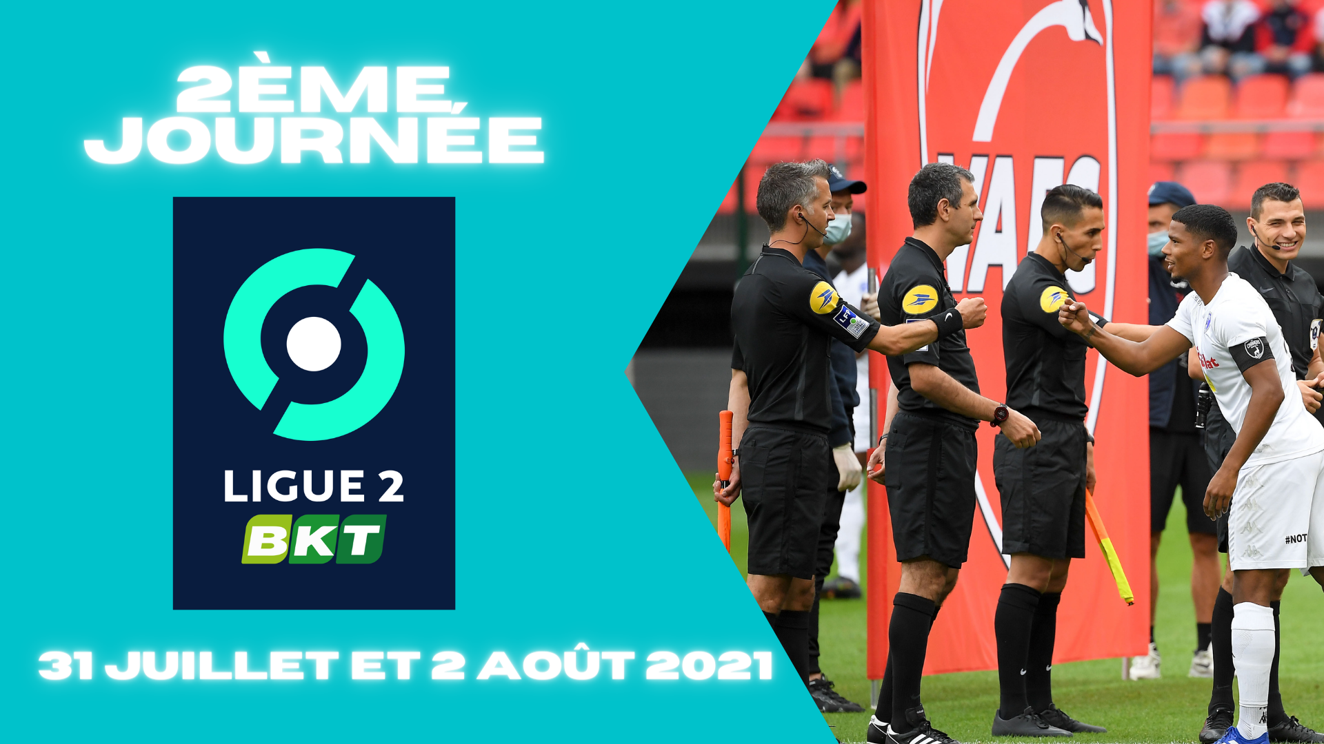 Désignations 2ème journée de Ligue 2 BKT